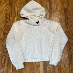 Very soft and cozy Classic Cream Hooded Sweater